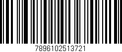 Código de barras (EAN, GTIN, SKU, ISBN): '7896102513721'