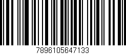 Código de barras (EAN, GTIN, SKU, ISBN): '7896105647133'