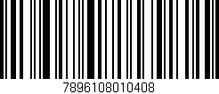 Código de barras (EAN, GTIN, SKU, ISBN): '7896108010408'