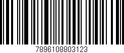 Código de barras (EAN, GTIN, SKU, ISBN): '7896108803123'