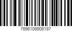 Código de barras (EAN, GTIN, SKU, ISBN): '7896108808197'