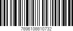 Código de barras (EAN, GTIN, SKU, ISBN): '7896108810732'