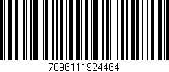 Código de barras (EAN, GTIN, SKU, ISBN): '7896111924464'