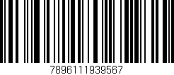 Código de barras (EAN, GTIN, SKU, ISBN): '7896111939567'