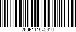 Código de barras (EAN, GTIN, SKU, ISBN): '7896111942819'