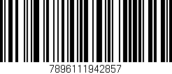 Código de barras (EAN, GTIN, SKU, ISBN): '7896111942857'