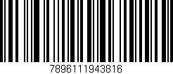 Código de barras (EAN, GTIN, SKU, ISBN): '7896111943816'