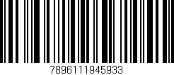 Código de barras (EAN, GTIN, SKU, ISBN): '7896111945933'