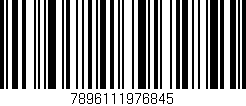 Código de barras (EAN, GTIN, SKU, ISBN): '7896111976845'