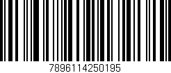 Código de barras (EAN, GTIN, SKU, ISBN): '7896114250195'