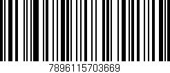 Código de barras (EAN, GTIN, SKU, ISBN): '7896115703669'