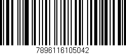 Código de barras (EAN, GTIN, SKU, ISBN): '7896116105042'