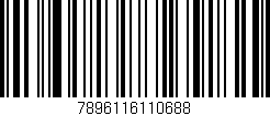 Código de barras (EAN, GTIN, SKU, ISBN): '7896116110688'