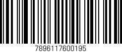 Código de barras (EAN, GTIN, SKU, ISBN): '7896117600195'