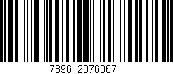 Código de barras (EAN, GTIN, SKU, ISBN): '7896120760671'