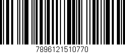 Código de barras (EAN, GTIN, SKU, ISBN): '7896121510770'