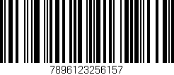 Código de barras (EAN, GTIN, SKU, ISBN): '7896123256157'