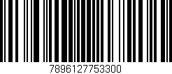 Código de barras (EAN, GTIN, SKU, ISBN): '7896127753300'