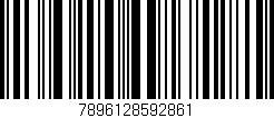Código de barras (EAN, GTIN, SKU, ISBN): '7896128592861'