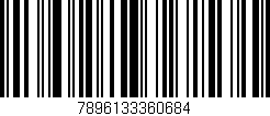 Código de barras (EAN, GTIN, SKU, ISBN): '7896133360684'