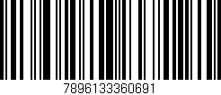 Código de barras (EAN, GTIN, SKU, ISBN): '7896133360691'