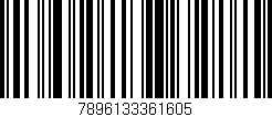 Código de barras (EAN, GTIN, SKU, ISBN): '7896133361605'