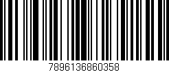Código de barras (EAN, GTIN, SKU, ISBN): '7896136860358'