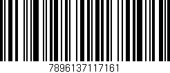 Código de barras (EAN, GTIN, SKU, ISBN): '7896137117161'