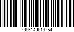 Código de barras (EAN, GTIN, SKU, ISBN): '7896140816754'