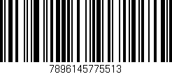 Código de barras (EAN, GTIN, SKU, ISBN): '7896145775513'