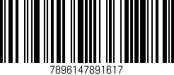 Código de barras (EAN, GTIN, SKU, ISBN): '7896147891617'