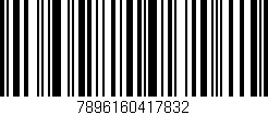 Código de barras (EAN, GTIN, SKU, ISBN): '7896160417832'