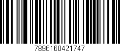 Código de barras (EAN, GTIN, SKU, ISBN): '7896160421747'