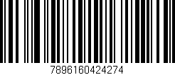 Código de barras (EAN, GTIN, SKU, ISBN): '7896160424274'