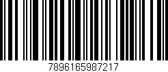 Código de barras (EAN, GTIN, SKU, ISBN): '7896165987217'