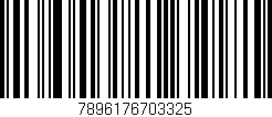 Código de barras (EAN, GTIN, SKU, ISBN): '7896176703325'