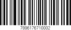 Código de barras (EAN, GTIN, SKU, ISBN): '7896176710002'