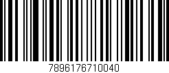 Código de barras (EAN, GTIN, SKU, ISBN): '7896176710040'