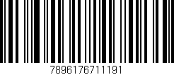 Código de barras (EAN, GTIN, SKU, ISBN): '7896176711191'