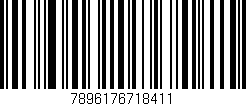 Código de barras (EAN, GTIN, SKU, ISBN): '7896176718411'