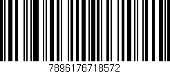 Código de barras (EAN, GTIN, SKU, ISBN): '7896176718572'