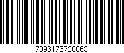 Código de barras (EAN, GTIN, SKU, ISBN): '7896176720063'