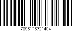 Código de barras (EAN, GTIN, SKU, ISBN): '7896176721404'