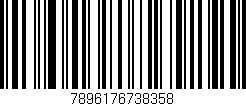 Código de barras (EAN, GTIN, SKU, ISBN): '7896176738358'