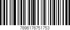 Código de barras (EAN, GTIN, SKU, ISBN): '7896176751753'