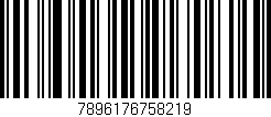 Código de barras (EAN, GTIN, SKU, ISBN): '7896176758219'