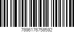 Código de barras (EAN, GTIN, SKU, ISBN): '7896176758592'