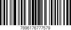 Código de barras (EAN, GTIN, SKU, ISBN): '7896176777579'