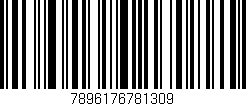 Código de barras (EAN, GTIN, SKU, ISBN): '7896176781309'