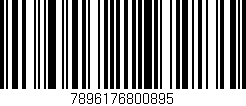 Código de barras (EAN, GTIN, SKU, ISBN): '7896176800895'